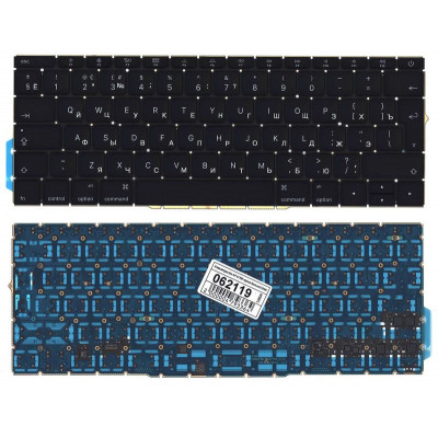 Клавиатура для ноутбука Apple MacBook (A1708), Black, (No Frame), RU (большой энтер) - купить в Allbattery.ua