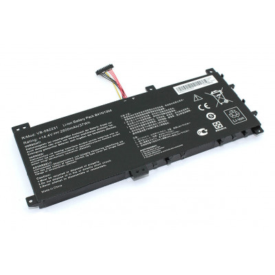 Акумулятор для ноутбука Asus B41N1304 Asus VivoBook V451 14.4V Black 2600mAh Аналог