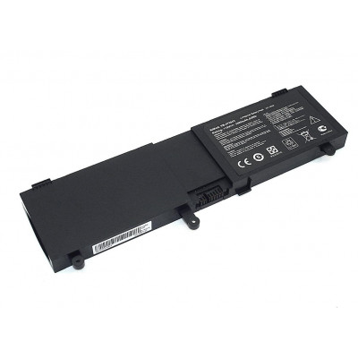 Акумулятор для ноутбука Asus N550-4S1P N550J 15V Black 3500mAh Аналог