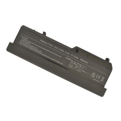 Посилена батарея для ноутбука Dell T114C Vostro 1310 11.1V Black 6600mAh Аналог