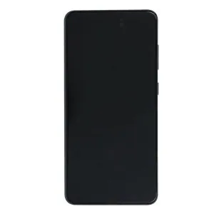 Дисплей Samsung G990 Galaxy S21FE OLED чорний + рамка сіра