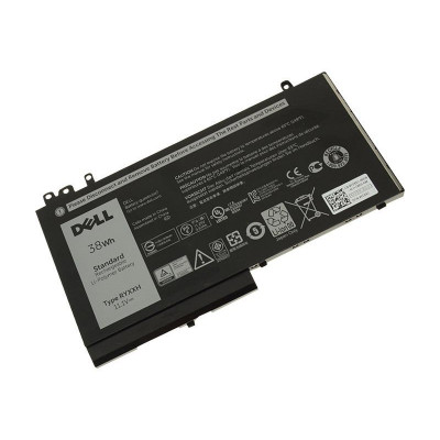 Батарея для ноутбука Dell Latitude E5250 RYXXH, 38Wh (3430mAh), 3cell, 11.1V, Li-Pol, черная,