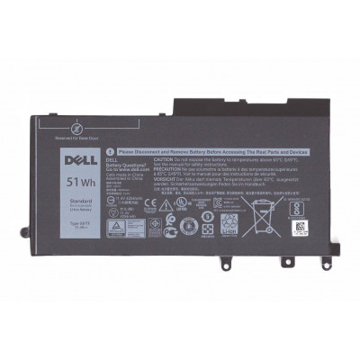 Батарея для ноутбука Dell Latitude 5480 93FTF (short), 4254mAh (51Wh), 3cell, 11.4V, Li-ion, черная, ОРИГ