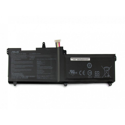 Батарея для ноутбука Asus ROG GL702 C41N1541, 4840mAh (76Wh), 4cell, 15.2V, Li-Pol, черная,