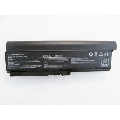 Батарея для ноутбука Toshiba PA3636U, 7800mAh, 9cell, 10.8V, Li-ion, черная,