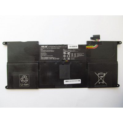 Батарея для ноутбука Asus UX21A C23-UX21, 4800mAh (35Wh), 6cell, 7.4V, Li-Pol, черная,