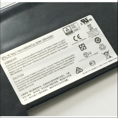Батарея для ноутбука MSI BTY-L76, 5400mAh, 6cell, 11.1V, Li-ion, черная,