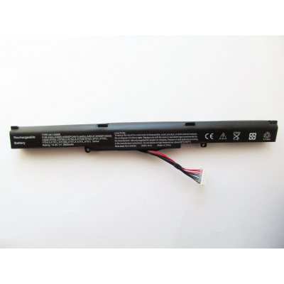 Батарея для ноутбука Asus X450J A41-X550E, 2600mAh, 4cell, 14.4V, Li-ion, черная