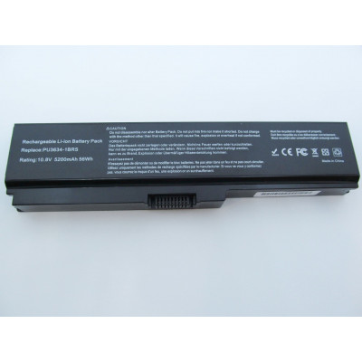 Батарея для ноутбука Toshiba PA3636U, 5200mAh, 6cell, 10.8V, Li-ion, черная,