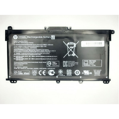 Батарея для ноутбука HP Pavilion 15-cd TF03XL, 3615mAh (41.7Wh), 3cell, 11.55V, Li-Pol, черная,