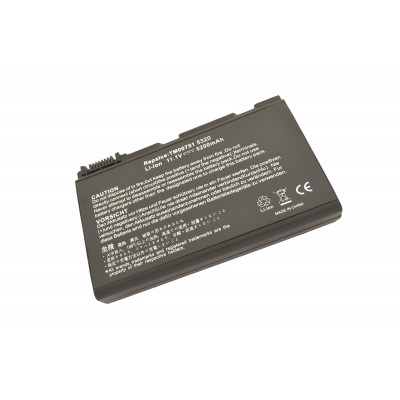 Батарея для ноутбука Acer TM00741, 5200mAh, 6cell, 11.1V, Li-ion, черная,