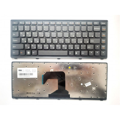 Клавиатура Lenovo IdeaPad S300, S400, S405 Series Черная с черной рамкой UA/RU/US – всегда в наличии у нас на allbattery.ua