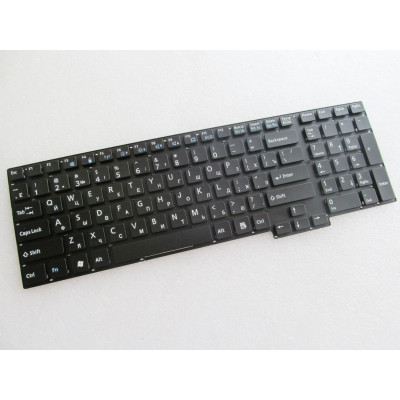 Клавиатура Fujitsu LifeBook AH532, A532, N532, NH532 – черная без рамки RU/US