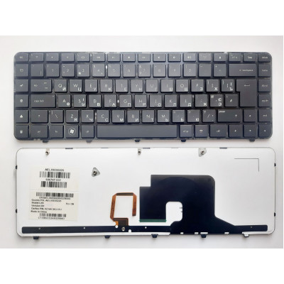 Клавиатура HP Pavilion dv6-3000 черная, с подсветкой, RU/US