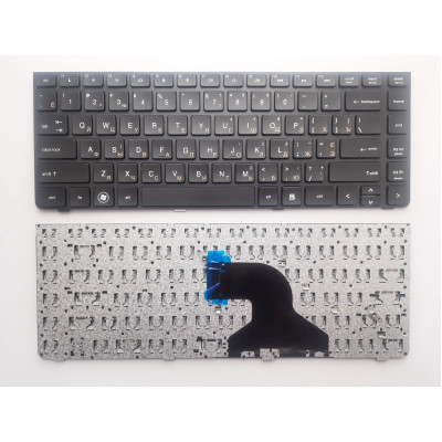 Клавиатура HP ProBook 4330s, 4430s, 4435s: черная с черной рамкой, RU/US - купить в магазине allbattery.ua