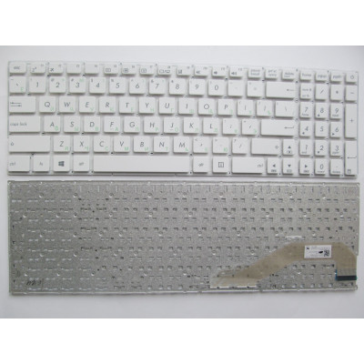 Клавиатура для ноутбуков Asus X540 Series белая без рамки RU/US – купить в магазине allbattery.ua