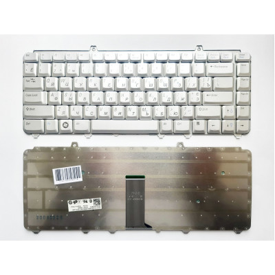Клавиатура для ноутбуков Dell серебристая RU/US - Inspiron 1420, 1525, 1530, 1545, XPS M1330, M1530