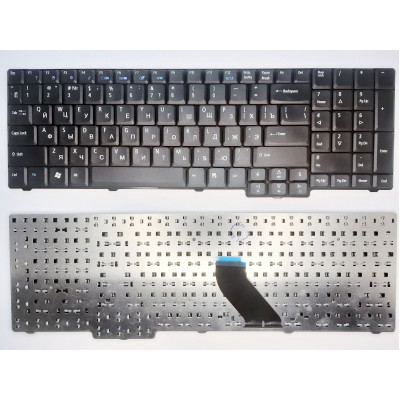 Клавиатура для ноутбуков Acer Aspire 5335, 5535, 5735, eM E528, Extensa 5635 черная матовая UA/RU/US