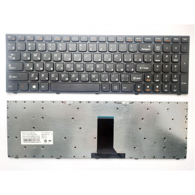 Клавиатура для Lenovo IdeaPad B5400, M5400 Series черная с черной рамкой UA/RU/US