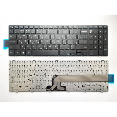 Клавиатура Dell Inspiron 15 Series в черном цвете - выбор для ноутбуков. Подходит для UA/RU/US языков.