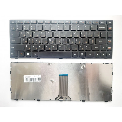Клавиатура для ноутбуков Lenovo IdeaPad G40-30, G40-70, Z40-70 черная с черной рамкой UA/RU/US