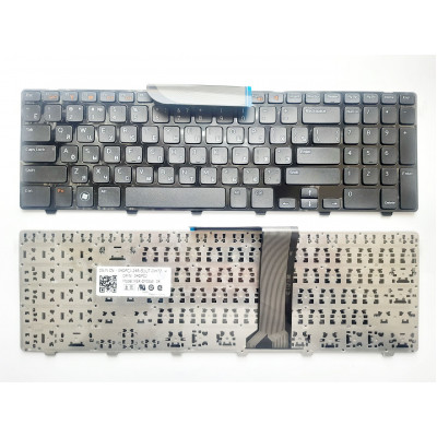 Короткий H1 заголовок: Клавиатура Dell Inspiron N5110, M5110, M511R, 15R Series черная RU/US - все в одном магазине allbattery.ua!