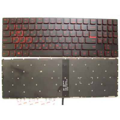 Клавиатура Lenovo Legion Y520-Y540-Y720-R750 с подсветкой (RED) RU/US – универсальность и стиль от allbattery.ua