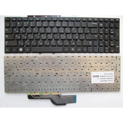 Клавиатура Samsung 15.6" 300/305 Series, 300E5A, 300V5A, 305E5Z черная RU/US