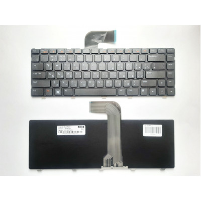 Купить клавиатуру для ноутбуков Dell Inspiron N4110, N5050, Vostro (1540, 3550) - черная с черной рамкой RU/US