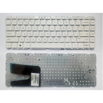 Стильная и функциональная белая клавиатура без рамки для ноутбуков HP Pavilion SleekBook 14-E Series - только в allbattery.ua!