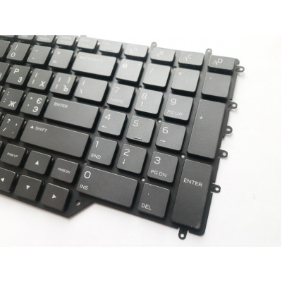 Клавиатура для ноутбуков Dell Alienware M17 R2: безрамочная, с разноцветной подсветкой, UA/RU/US - в магазине allbattery.ua