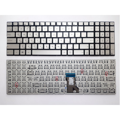 Клавиатура Asus без рамки с подсветкой для ноутбуков N501J, N501JW, N501V, N501VW - доступно на allbattery.ua