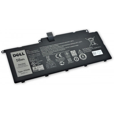 Оригинальная батарея Dell Inspiron 15 7537, 17 7737 - F7HVR (14.8V 58Wh) - Аккумулятор, АКБ