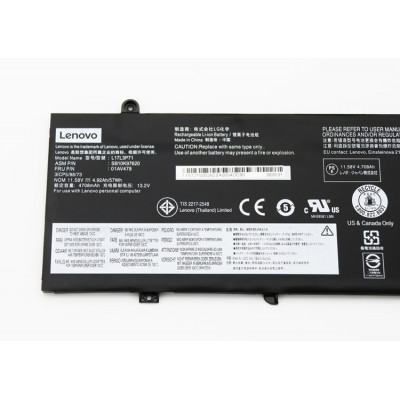 Оригінальна батарея для ноутбука Lenovo ThinkPad T480S (01AV478, L17L3P71 11.58V 57Wh 4920mAh) Акумулятор 