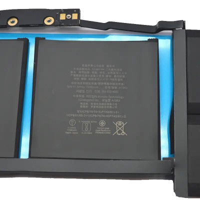 Акумуляторна батарея до ноутбука Apple MacBook Pro Retina 15" A1990 2018-2019р (A1953 11.4V 83.6Wh 7336mAh) 
