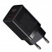 Сетевое зарядное устройство Baseus Super Si Pro 2 порта, USB + Type-C 30W Черный (CCSUPP-E01)