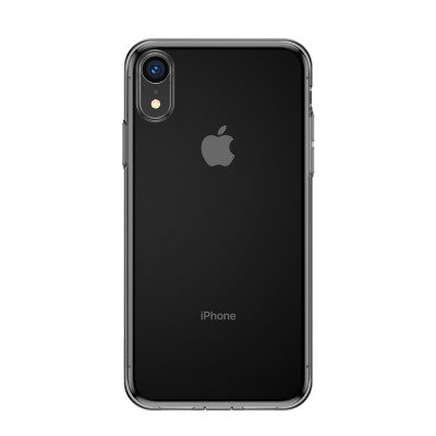 Чехол Baseus для iPhone Xr Simplicity Прозрачный Черный (ARAPIPH61-A01)