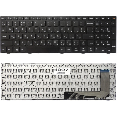 Клавиатура для Lenovo IdeaPad 110-15ISK 110-17ACL 110-17IKB 110-17ISK черная PWR  (5N20L25910)