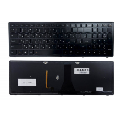 Клавиатура Lenovo IdeaPad Flex15 G500S G505S черная с подсветкой - лучший выбор на allbattery.ua