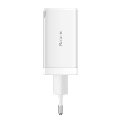 Сетевое зарядное устройство Baseus GaN5 Pro 3 порта, USB + Type-C*2 65W Белый (CCGP120202)