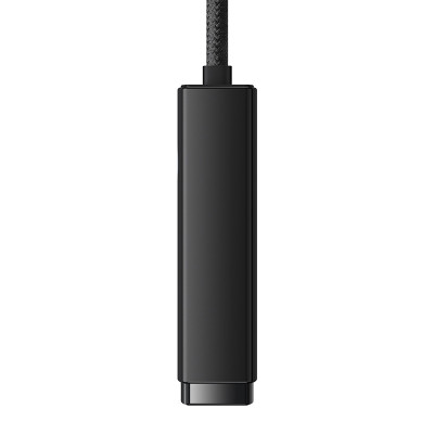 USB Hub Baseus Lite USB-A to RJ45 Ethernet 100Mbps Черный (WKQX000001)