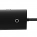 USB Hub Baseus Lite 4-in-1 Type-C to USB3.0*4 + Type-C 0.25 м Черный (WKQX030301)