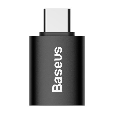 Переходник Baseus Ingenuity Mini OTG Type-C to USB-A 3.1 Черный (ZJJQ000001)