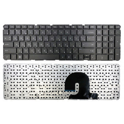 Клавиатура для HP Pavilion DV7-4000 DV7-4100 DV7-4200 DV7-4300 черная без рамки с прямым Enter - купить на allbattery.ua!