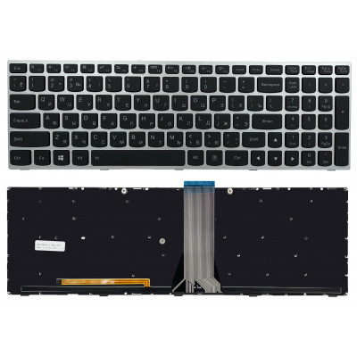 Клавиатура для Lenovo IdeaPad G50-30 G50-45 G50-70 Z50-70 B50-30 B50-45 E51-80 Z51-70 G70-80 500-15ACZ 500-15ISK с подсветкой - купить на allbattery.ua