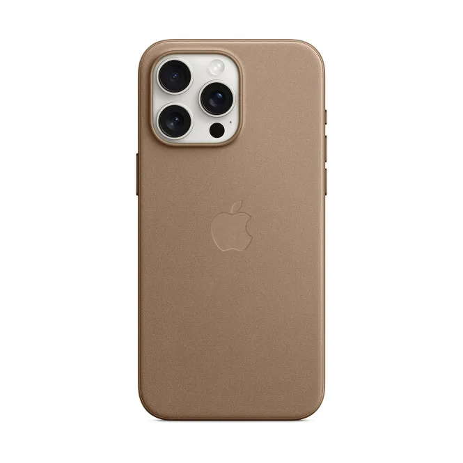 Чохол FineWoven Case with MagSafe  for Apple iPhone 15 Pro Max (OEM) - Taupe (ARM71991)