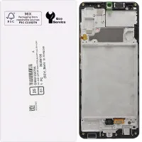 Дисплей Samsung сервісний A165 Galaxy A16 4G 2024 чорний + рамка GH82-36253A