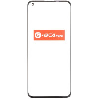 Скло дисплея OnePlus 9 Pro /Oppo Find X3 /X3 Pro чорне, з OCA-плівкою, оригінал G+OCA PRo
