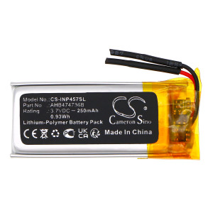 Акумулятор ingenico ingenico RP457, RP457C 250 mAh CS-INP457SL