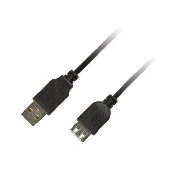 Кабель Piko USB - USB V 2.0 (M/F), 3 м, Black (1283126474118)